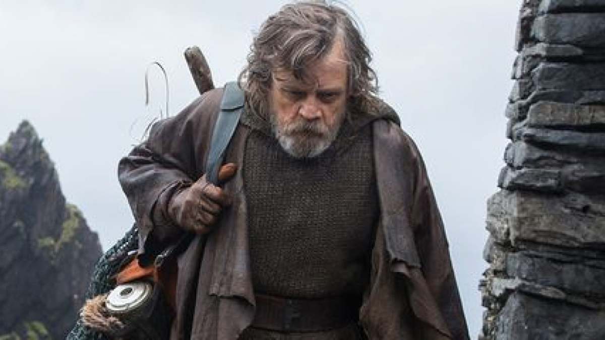 Mark Hamill como Luke Skywalker en 'Star Wars: Los últimos jedi'
