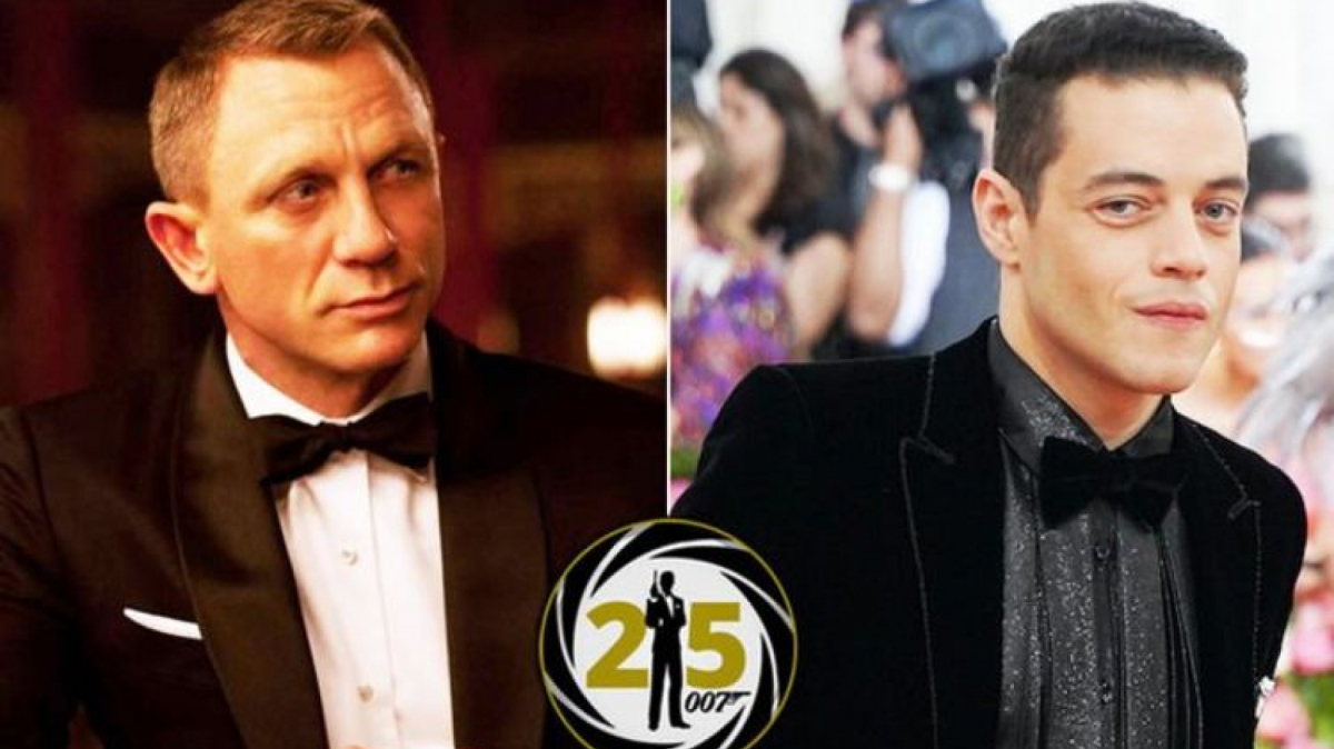 Craig (drcha.) y Malek (izda) se enfrentarán en 'Bond 25' (2020)